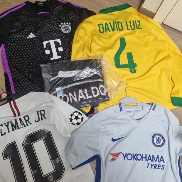 축구 유니폼 일괄 레알 네이마르 브라질 첼시 뮌헨 psg