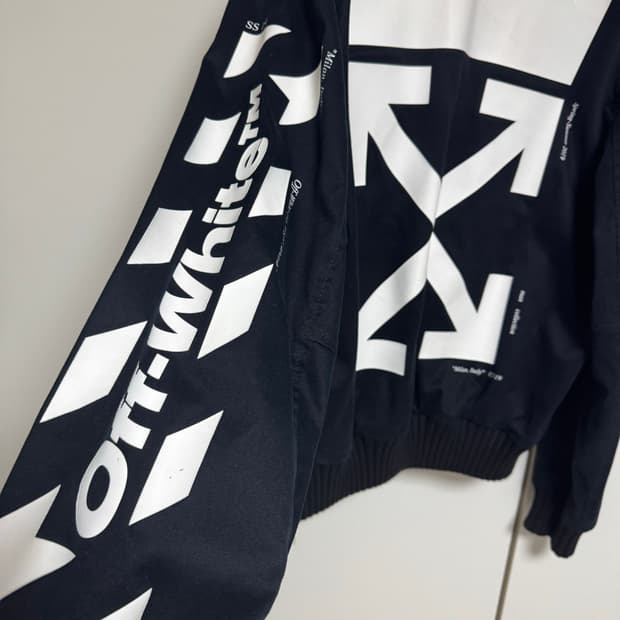오프화이트 19s/s 봄버 자켓 m