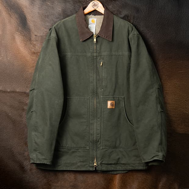 [120] 00s 칼하트 C61 쉐르파 라이닝 샌드스톤 릿지 코트 