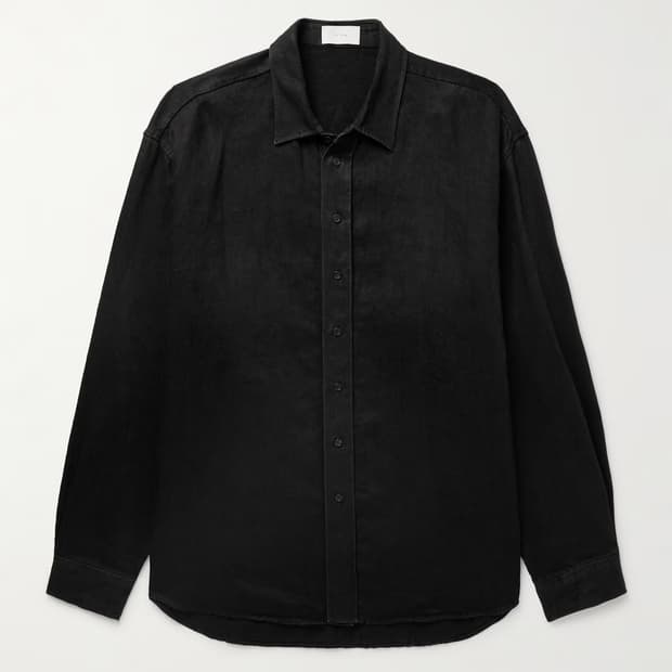 THE ROW 린넨 오버사이즈 트윌셔츠 [S]