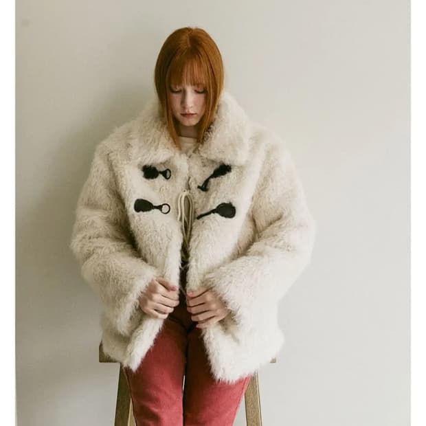 어몽 퍼  코트 퍼 자켓