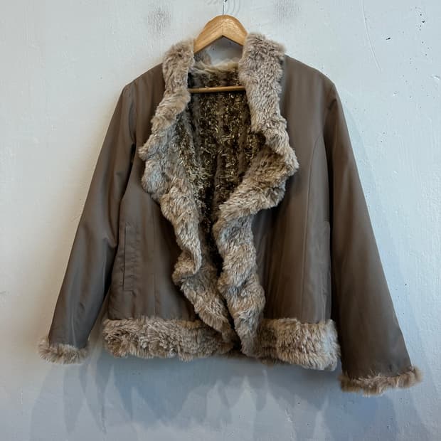 JPN 리버시블 퍼자켓