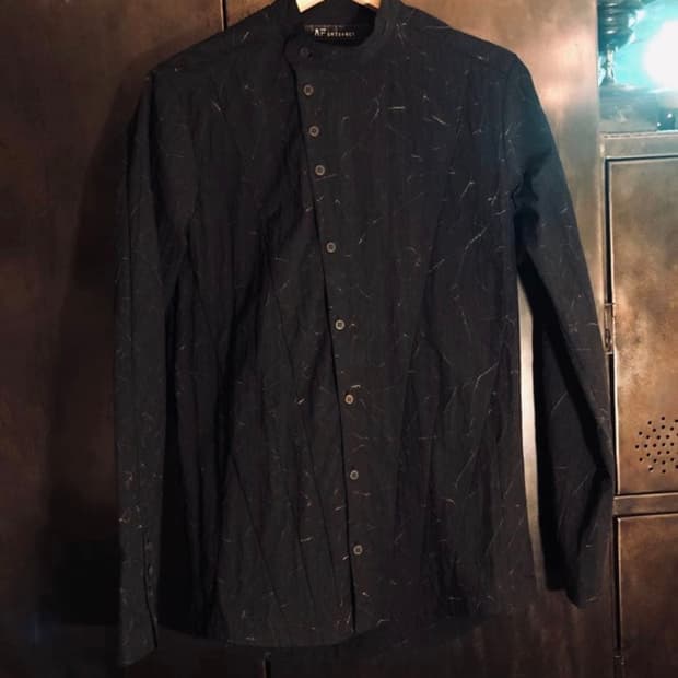 A.F. Artefact artisan black shirt