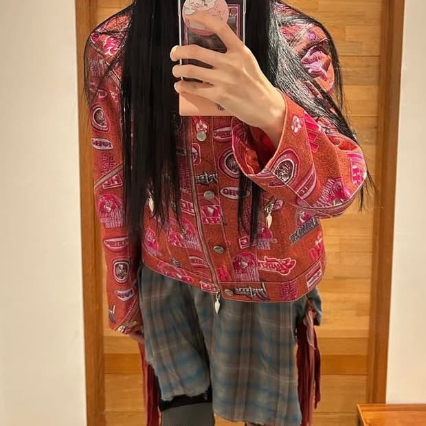히스테릭글래머 x 키코 코스타디노브 자켓 (새상품)
