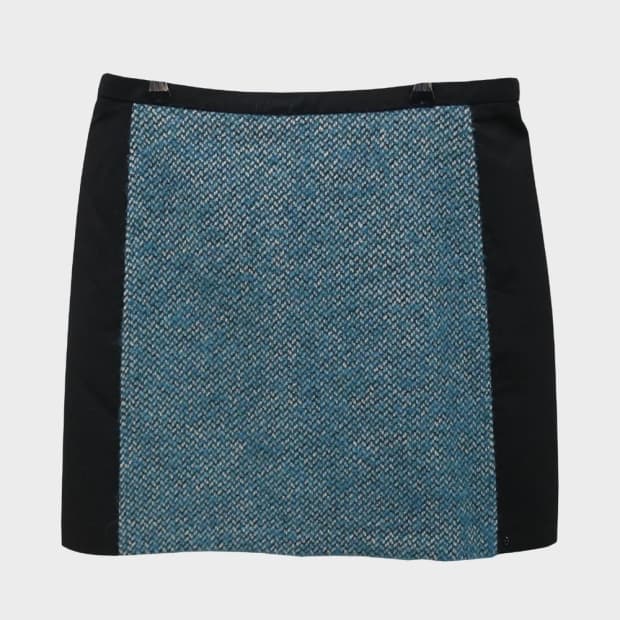 SPORTMAX BY MAX MARA 울 미니 스커트 62748