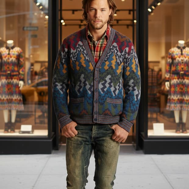 105.미소니 에스닉 가디건