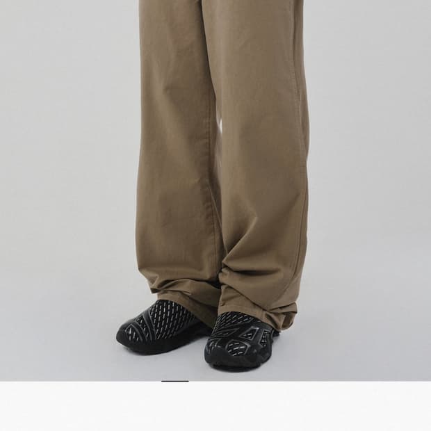 Suade SEMI WIDE PANTS [BEIGE]