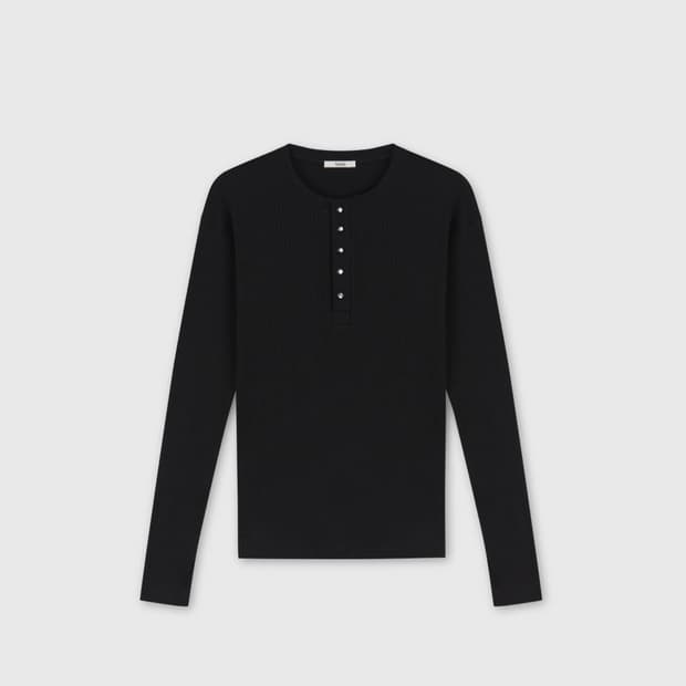 타일레 헨리넥 니트 블랙 3