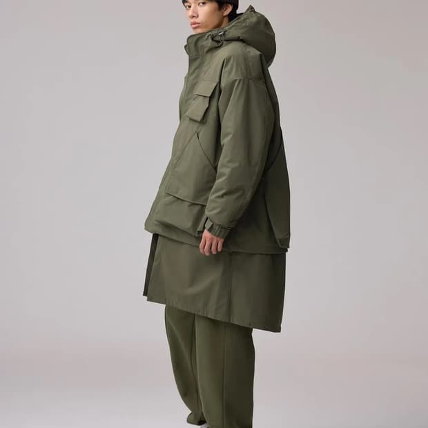 GU 엔지니어드가먼츠 패디드 셸 파카 M사이즈 