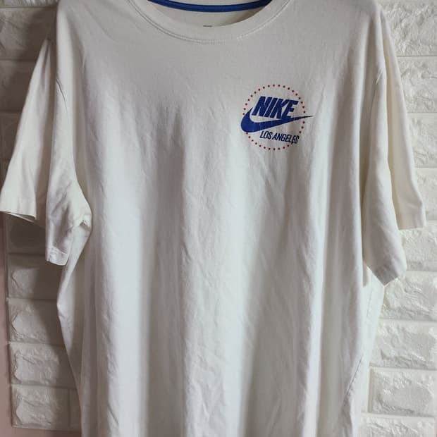멕시코 나이키 LA 흰색 반팔 티셔츠(105-110)