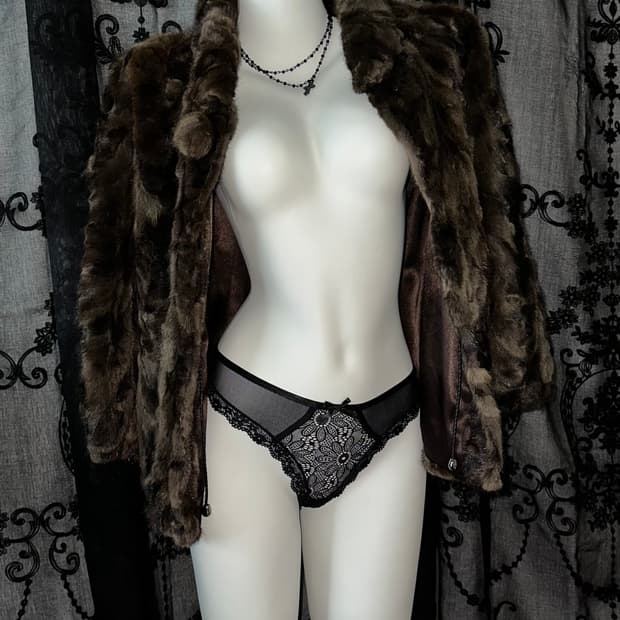 Deep Brown Mink Fur Jacket