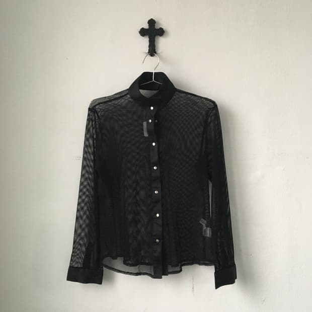 Net mesh shirt