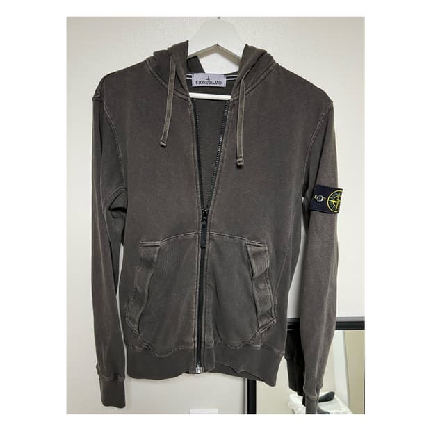 스톤아일랜드 워싱 후드집업