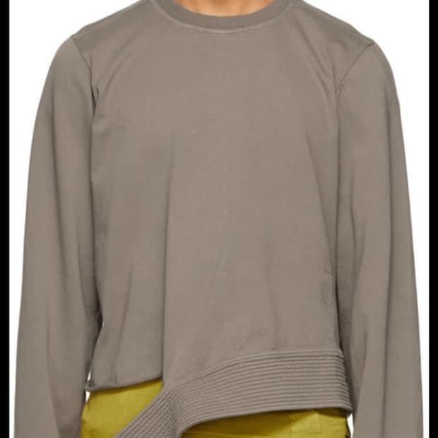 릭오웬스 다크쉐도우 크리치 맨투맨xl