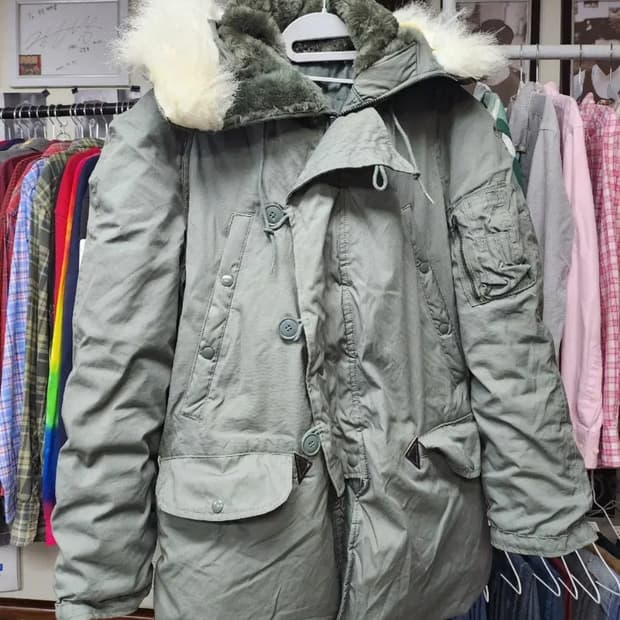 80's USAF N3B 파카 (SSS급)
