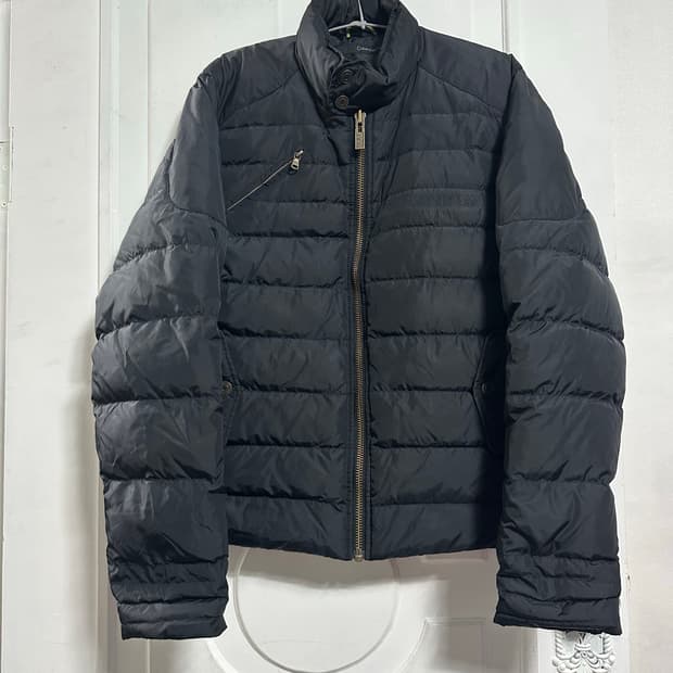 캘빈클라인 바이커 패딩