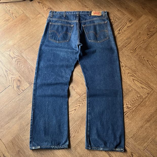 [38]00's 리바이스 USA 517 멕시코제 플레어핏 데님 팬츠