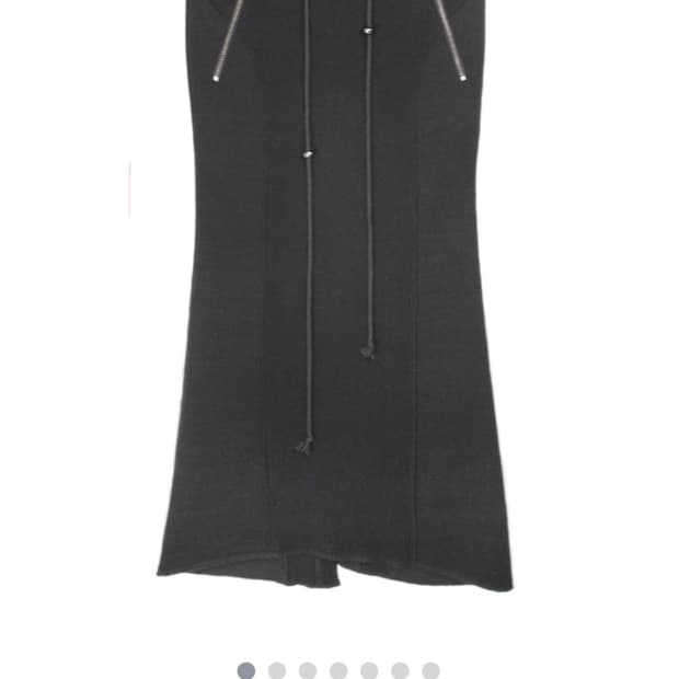 새상품 wool skirt (black) 1size