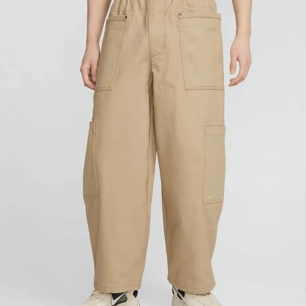나이키 라이프 유틸리티 파라슈트 팬츠 베이지 M