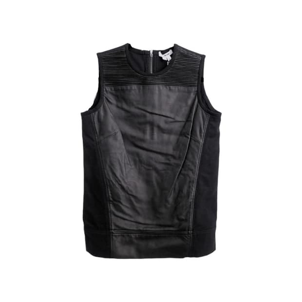 헬무트랭 램스킨 슬리브리스 탑 AD2014