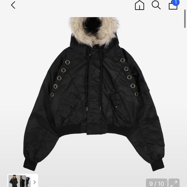 fancyclub 팬시클럽 아일렛 퍼 패딩