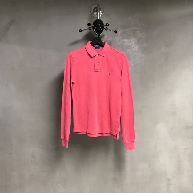 폴로 랄프로렌 PK 긴팔 카라티 핑크 S(W)