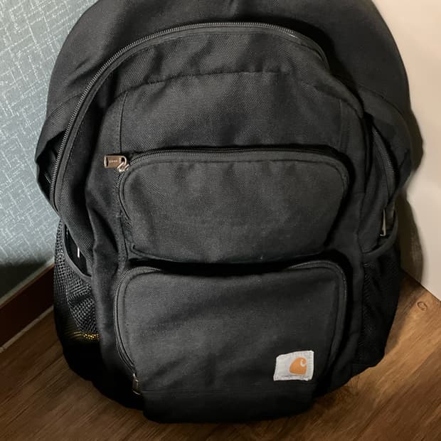 칼하트 블랙 백팩