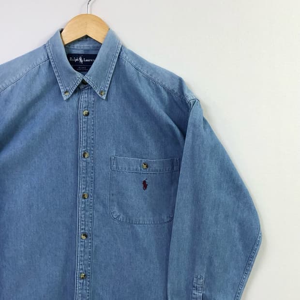 105 폴로 데님 셔츠