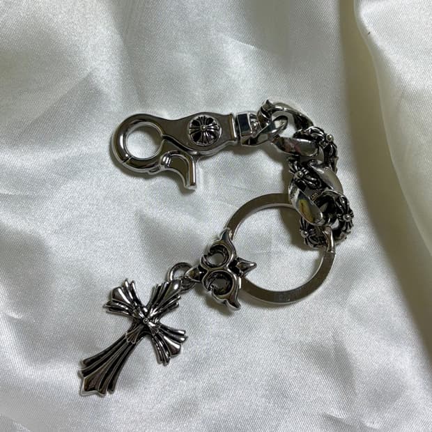 엔틱 십자가 키링