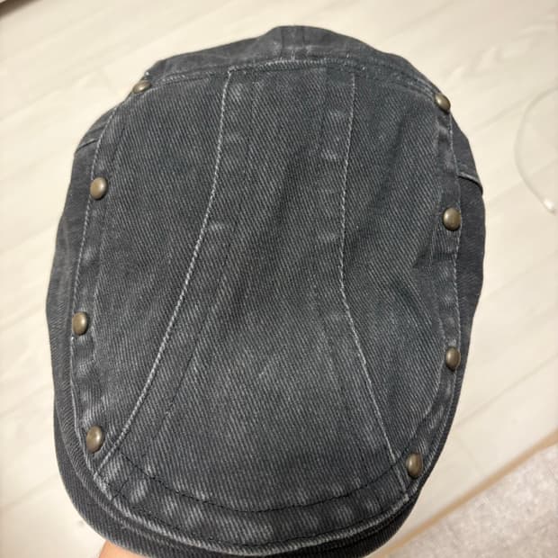 레씨토 워시드 헌팅캡 블랙