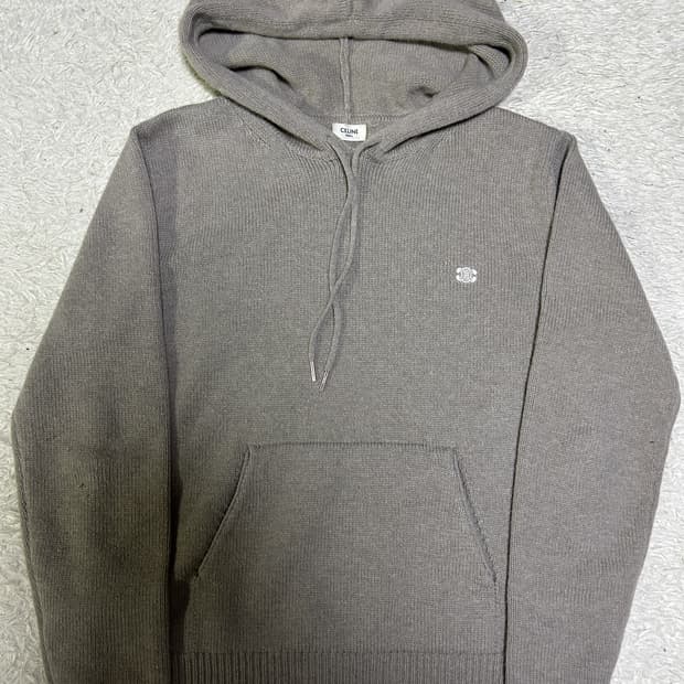 [M, 새상품급] 셀린느 트리오페 울 캐시미어 니트 후드