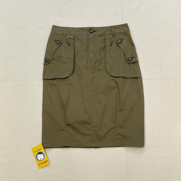 일본빈티지 디테일스커트 (M)
