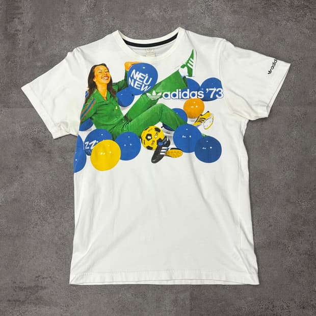 00s 아디다스 오리지널 프린팅 반팔 티셔츠