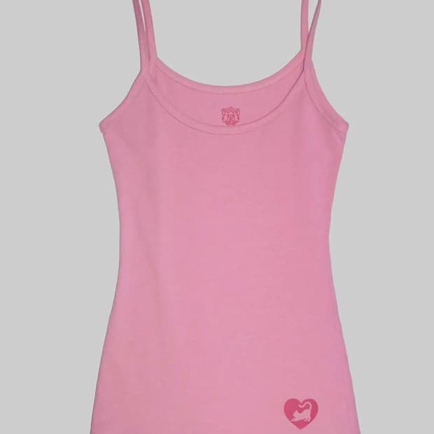 구함) 스컬프터 Sweet Kitty Tank Top Pink 나시