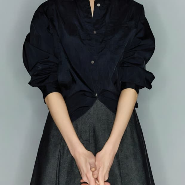 브리엘 나일론 셔츠 자켓 85(90)