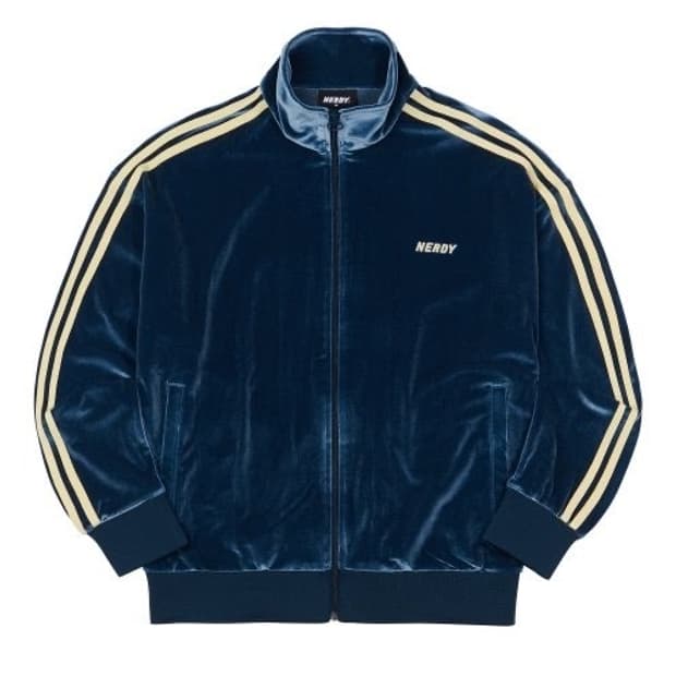 널디 벨벳 트랙 탑 네이비 M