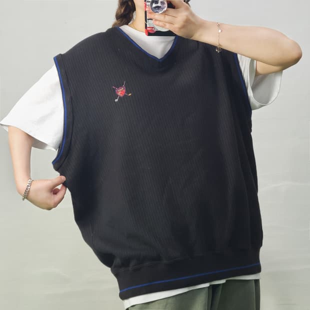 [XL]POLO GOLF 올드스쿨 니트 조끼