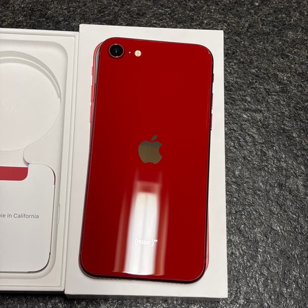 아이폰 SE3 레드 128gb 풀박스(애케플 가입가능)