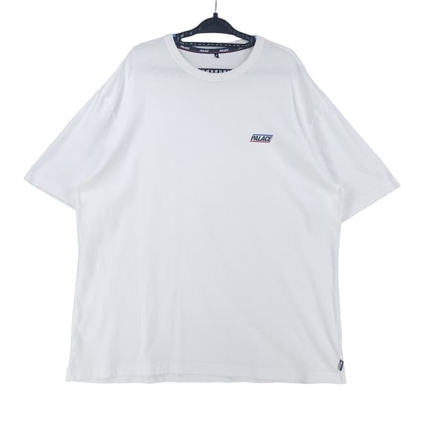 [남XL]팔라스 화이트 라운드 반팔티[Y66-273]