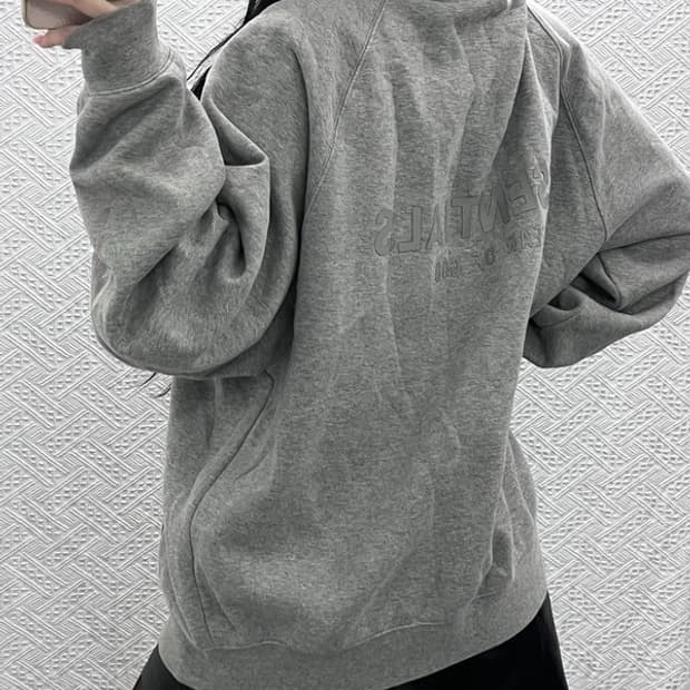 피어 오브 갓 에센셜 모던 캐주얼 빈티지 백로고 후드티 M C10471