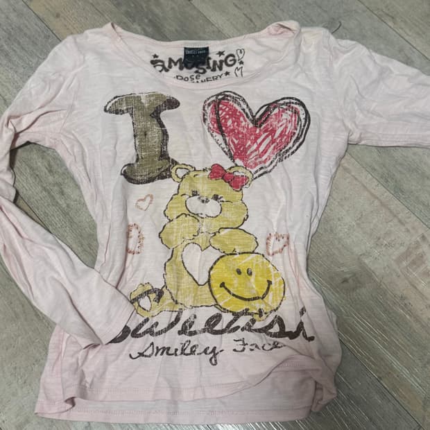Bear pink top