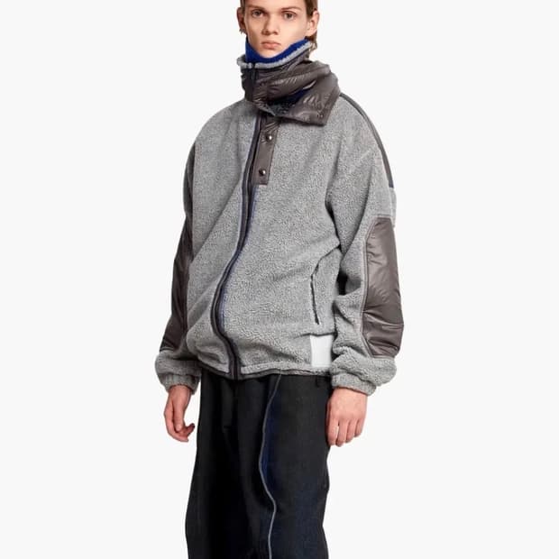 22FW 와이프로젝트 더블 카라 플리스 후리스