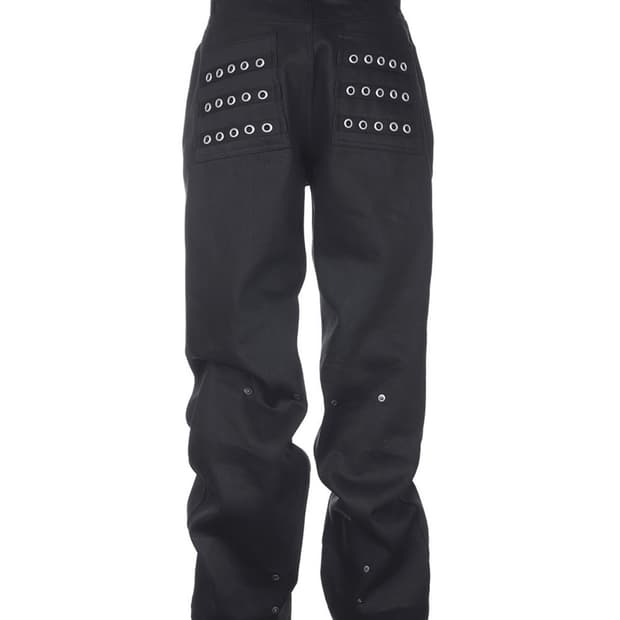 비엑세스 아일릿 버튼 블랙진 0사이즈