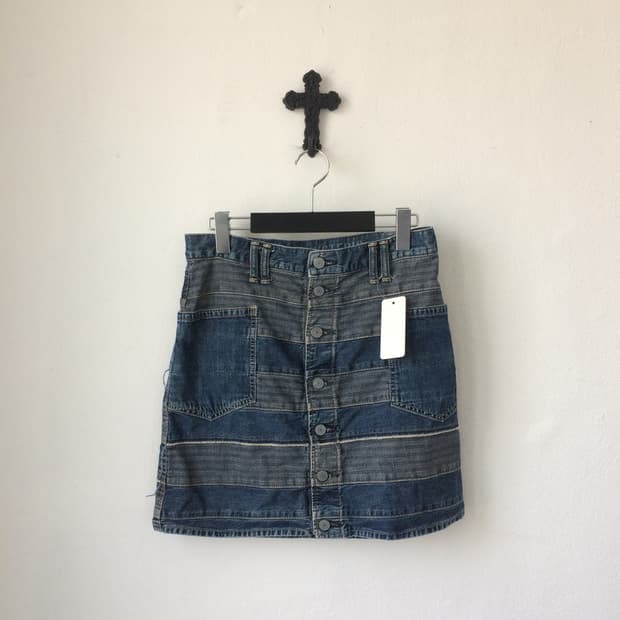 Kinky Hysteric glammer denim skirt