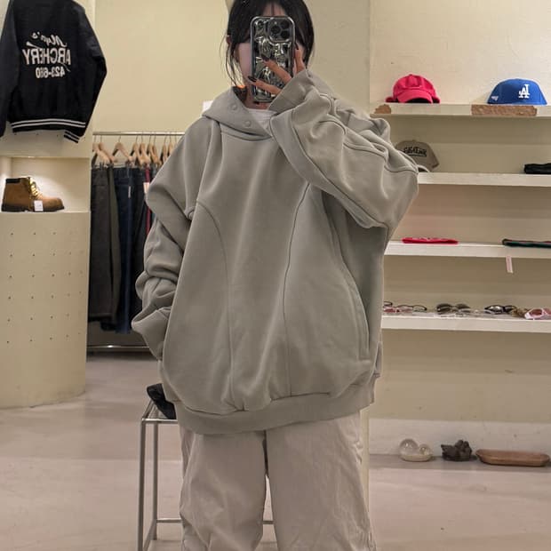 그레일즈 빅포켓 헤비스웻 후드티 U1371