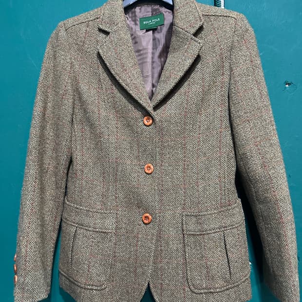 빈폴x해리스트위드 블레이져 