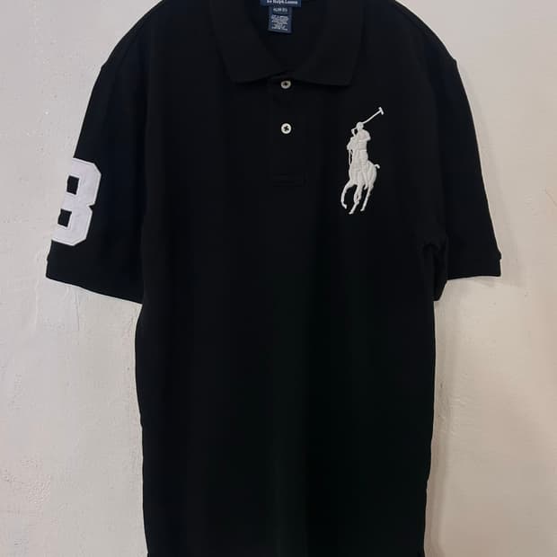 폴로 랄프로렌 빅포니 블랙 XL(실측 100)카라티