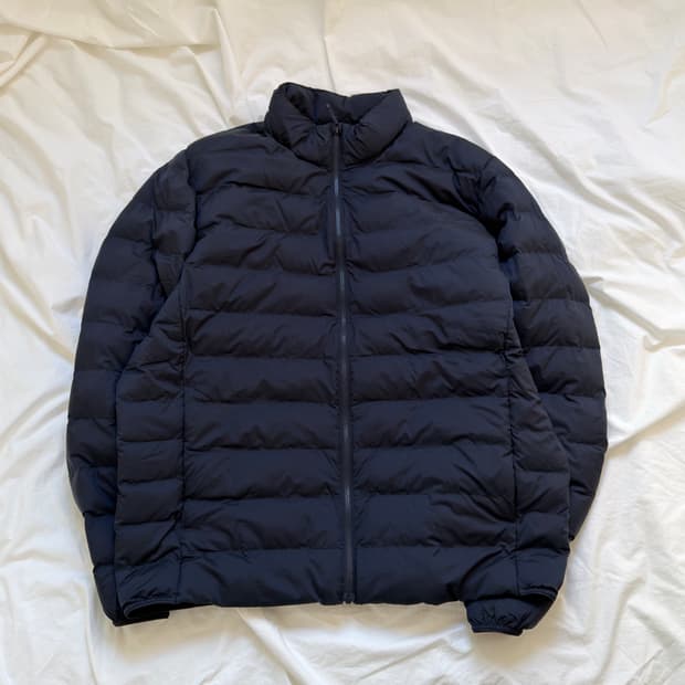 유니클로 퍼프테크 자켓 네이비 XL