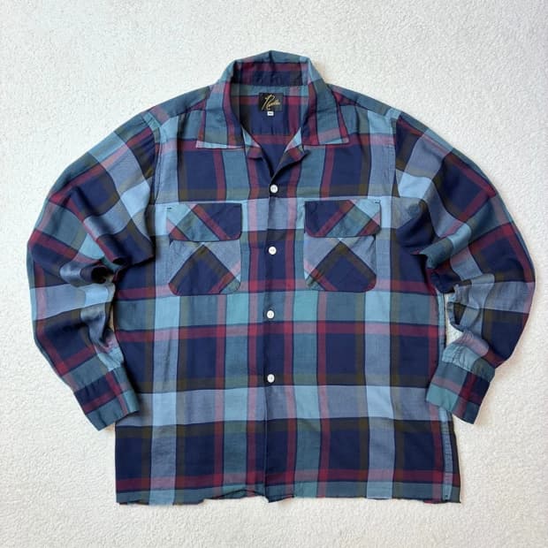 니들스 재팬 체크 투포켓 셔츠 PN5903