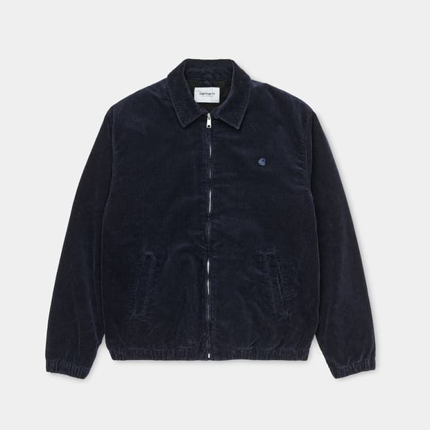 칼하트WIP 코듀로이 메디슨 자켓 네이비